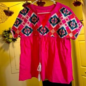 Mexican style blouse from Mexico!